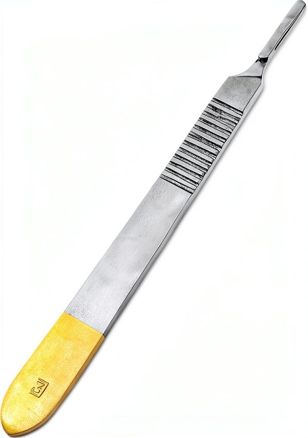 Scalpel Handle #3 Gold Handle - For Blades #10-15-0