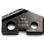 1-1/32 (1.03125) DIAMETER C-2 CARBIDE SPADE DRILL INSERT WITH TIALN COATING SERIES 2TA-0
