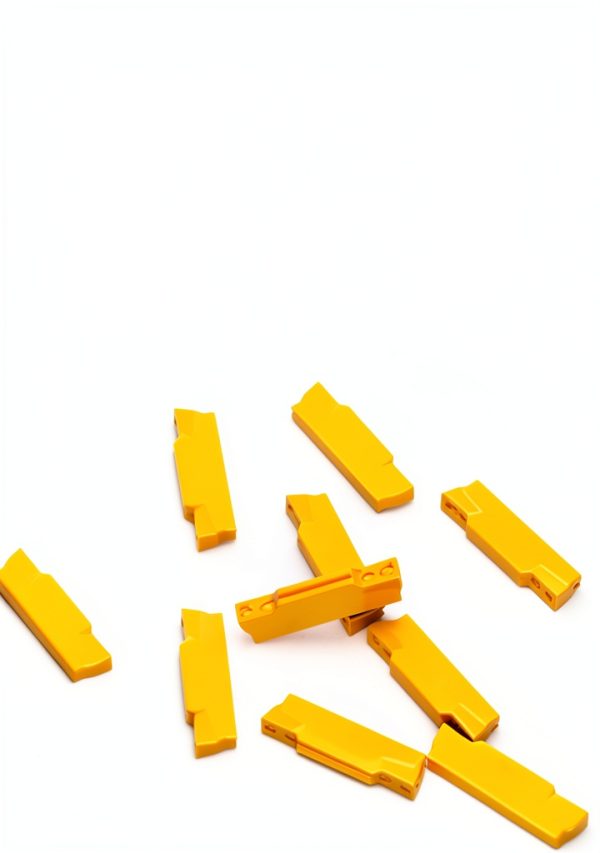 10pcs MGMN300-M Carbide Grooving Inserts for MGEHR and MGIVR Grooving Cut-Off Tool Holder, CVD Coating for Cutting Slotting Steel and Other Metal(MGMN300-M)-1